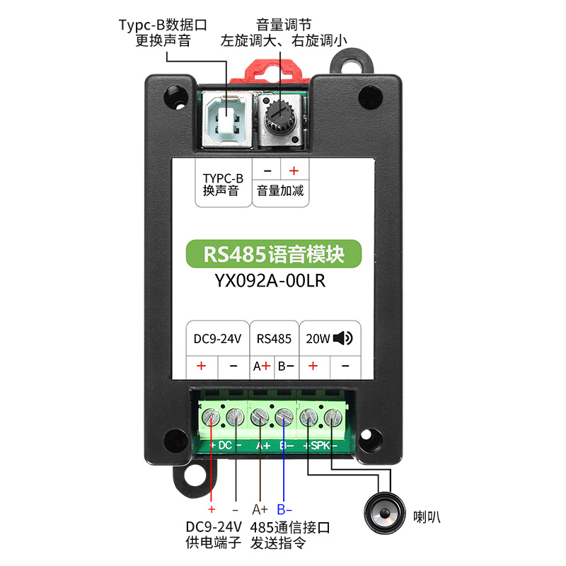 ��Ӯ����RS485��������modbus��̸����װ�ù�ҵ��������YX092A00LR